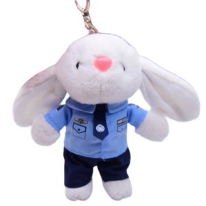 Полицейский медведь, брелок плюшевый мишка кукла подвеска 14 см высота Mise