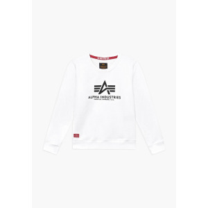 Толстовка с капюшоном BASIC KIDS/TEENS Alpha Industries, белый