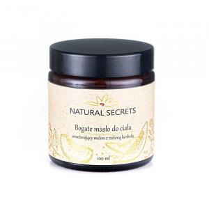 Освежающее масло для тела дыня с зеленым чаем Natural Secrets, 100 гр