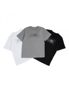 Футболка с логотипом MM6 Maison Margiela Kids (упаковка из трех штук), черный