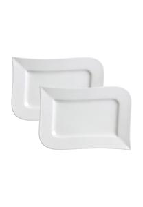 Тарелки сервировочные Ritzenhoff & Breker Melodie, 36x23 см, 2 штуки, белый