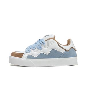 Кроссовки для скейтбординга Micro Blue Agreement с противоскользящим и износостойким дышащим верхом, унисекс FERW, Light Blue Appointment