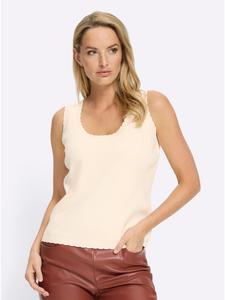 Heine Вязаный топ цвета шампанского