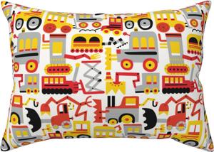 Pevtufa Чехол на подушку с принтом автомобилей и застежкой конверт Cars