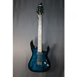 Schecter Omen Elite-6 Прозрачно-синий градиент