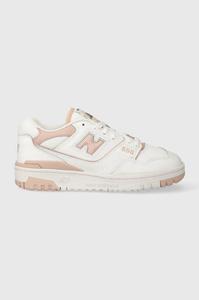 Кожаные кроссовки New Balance, белый