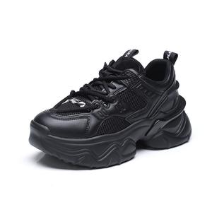 Кроссовки женские толстые низкие Bull Charm, черный