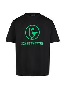 Футболка SCHIETWETTER, цвет black/neongreen