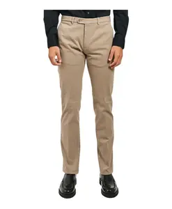 Бежевые повседневные брюки прямого кроя. Bugatti, бежевый