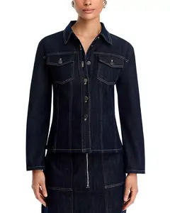 Джинсовая куртка приталенного кроя Gracia, синий