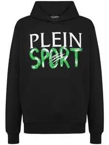 Худи с логотипом Plein Sport, черный