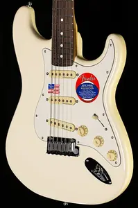 Fender Jeff Beck Stratocaster с грифом из розового дерева, Olympic White (557)