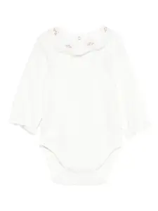 Боди с вышитым воротником Tartine Et Chocolat, белый