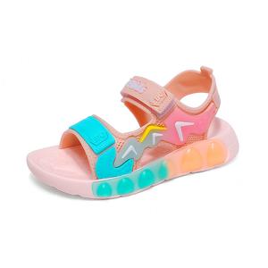 Сандалии детские, нескользящие, с защитой от ударов и дышащие Wooden Rabbit, розовый