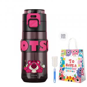 Lotso однослойный двойного назначения, пластиковый стакан 470 мл Disney, черный