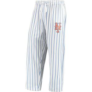 Мужские брюки Concepts Sport White/Royal New York Mets Vigor Lounge