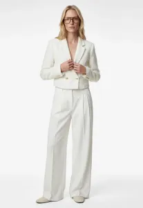 Укороченный твидовый блейзер Koton, Off White