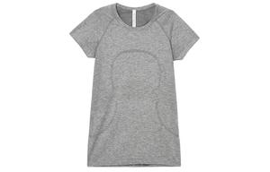 Футболка Swiftly Tech Lululemon, цвет Slate White/SLTE/WHT