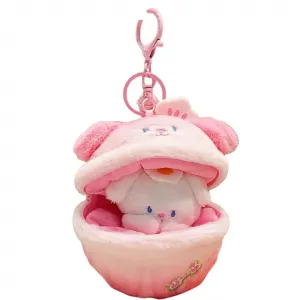 Velvet Mill Плюшевый кулон Waggy Bakery Cream Puff Bag Little Hot Dog Dolls высота 10,5 см/11 см
