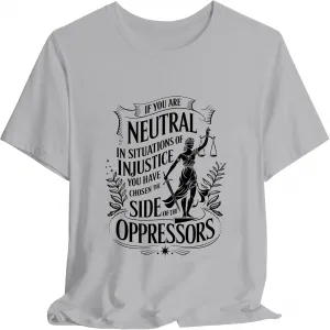 Футболка Unisex с принтом о социальной справедливости