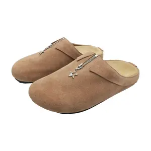 ABCYLM Мужские бесшумные закрытые тапочки с устойчивостью к истиранию - хаки, цвет Khaki