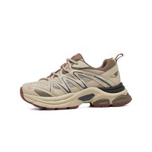 CARDANRO Амортизирующие износостойкие низкие массивные кроссовки женские бежево-коричневые, цвет Beige Brown