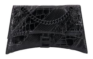 Balenciaga Кожаная сумка через плечо женская черная