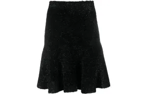 EMPORIO ARMANI Повседневная короткая юбка Women's Black Moderate Short Bodycon