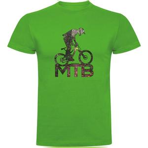Футболка Kruskis MTB Background, зеленый