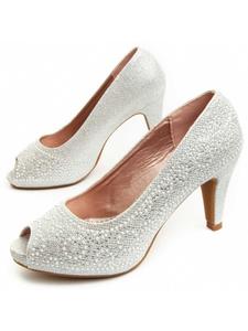 Туфли Unne76 серебристого цвета Montevita