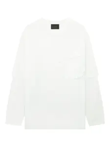 Футболка с длинными рукавами Simone Rocha, белый