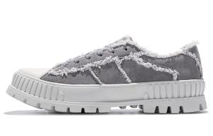 Pallashock Mid Organic Canvas Shoes Unisex Кроссовки низкие Средний серый/Слоновая кость Palladium