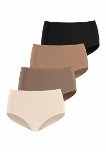 Трусы LASCANA Taillen, цвет champagner, nougat, beige, schwarz