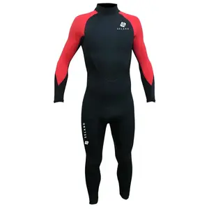 Неопреновый костюм с длинными рукавами и молнией на спине Seland Mundaka II, черный