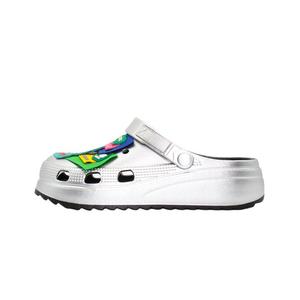 Сабо унисекс полностью серебристые NANJIREN, Pure Silver