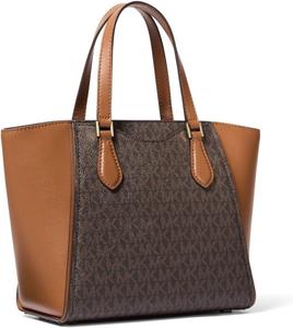 Маленькая сумка через плечо Michael Kors Taryn с откидным верхом и молнией, коричневый/желудь