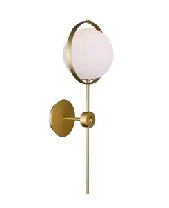 Настенный светильник Da Vinci 1 Light Cwi Lighting, gold