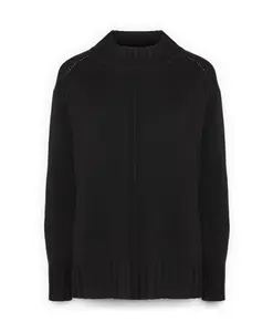 Свитер из чистой шерсти Elena Mirã², черный