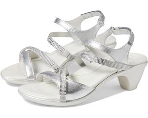 Туфли Naot Innovate, цвет Soft Silver Leather/Clear Rhinestones