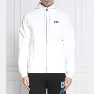 Обвисшая толстовка обычного кроя Boss, белый