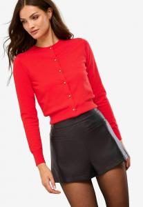 Шорты Lipsy HOT , Black Faux Leather/Black