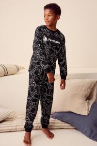 Пижама из 100% хлопка с длинными рукавами (3 16 лет) Next, черный