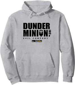 Худи The Office X Minions Dander Minions, серая Nbc