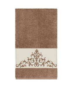 Алое банное полотенце Linum Home, Latte