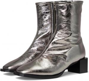 Ботинки AllSaints Avril Metallic Boots, цвет Gunmetal Grey