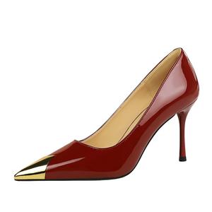 YAFEI XUANYU Женские туфли на высоком каблуке бордовые, цвет Burgundy