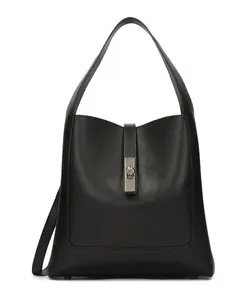 Черная элегантная кожаная сумка Kazar, черный