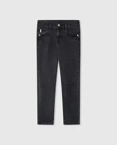 Детские джинсы Slim Fit Cashed Worn Deep Black Pepe Jeans, черный