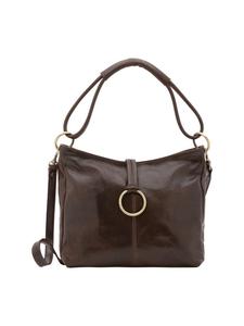Наплечная сумка Viola Castellani, темно-коричневый