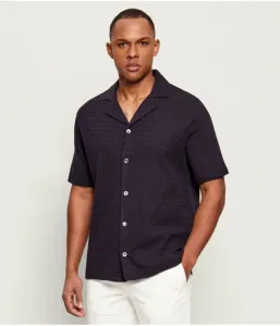 Рубашка Кирка regular fit Oscar Jacobson, темно-синий